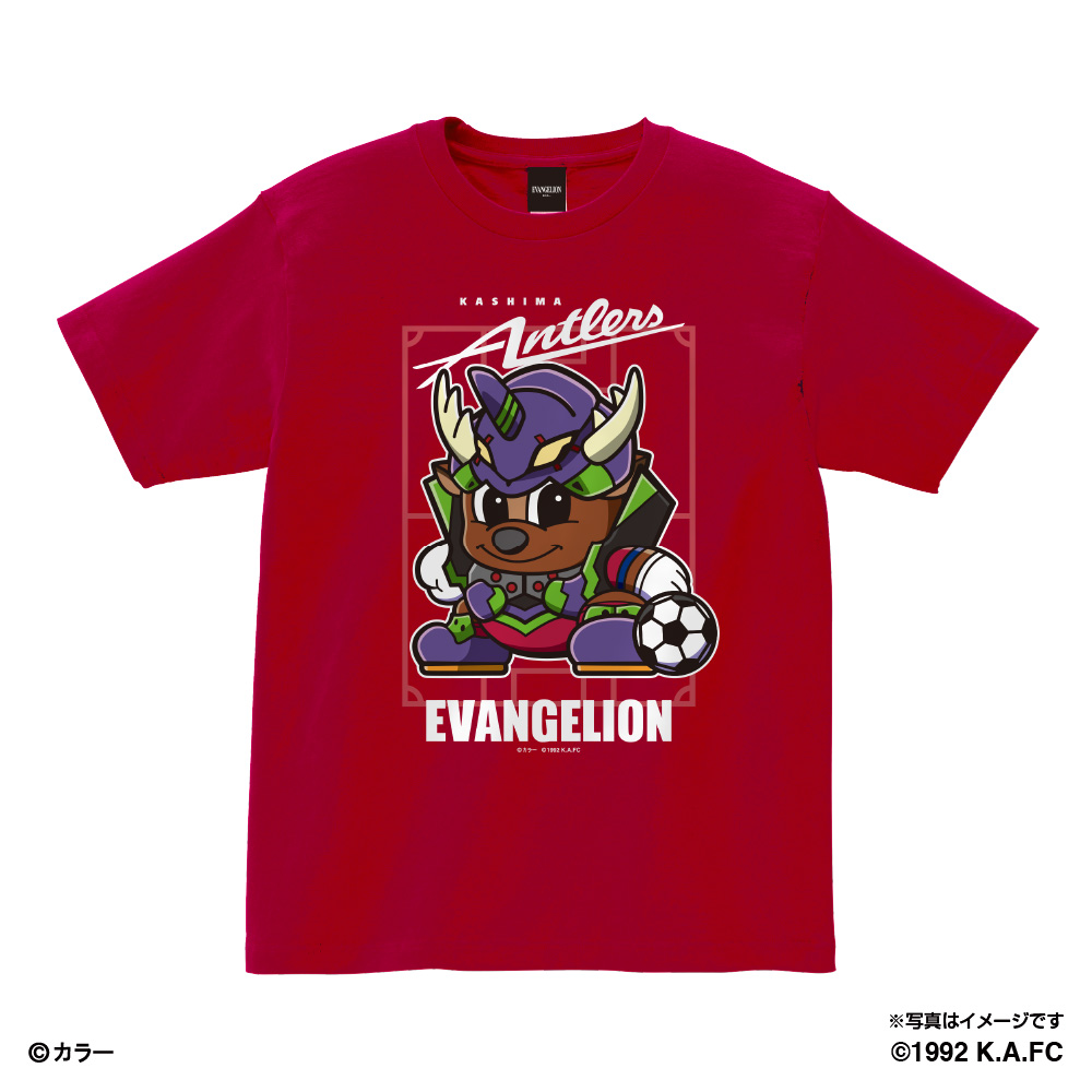 Evangelion 鹿島アントラーズ Tシャツ マスコット Space Age Goods Shop スポーツ アニメ キャラクター コラボグッズ通販