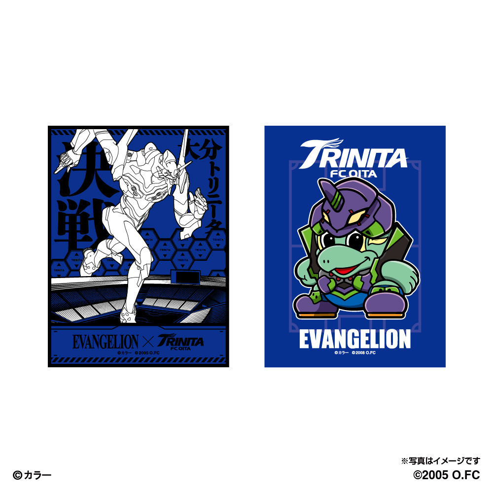 Evangelion 大分トリニータ ステッカー2枚セット Space Age Goods Shop