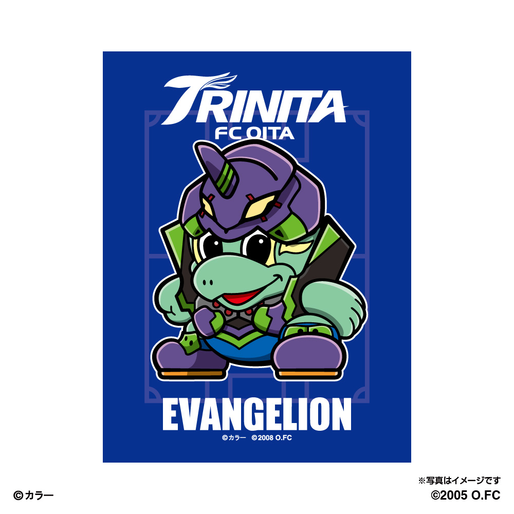 Evangelion 大分トリニータ ステッカー2枚セット Space Age Goods Shop