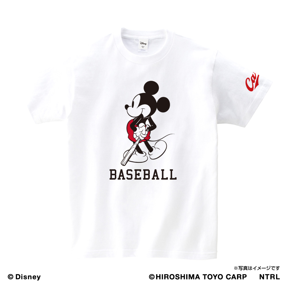 21ミッキーマウス Baseball 広島東洋カープ Tシャツ Space Age Goods Shop スポーツ アニメ キャラクターコラボ グッズ通販