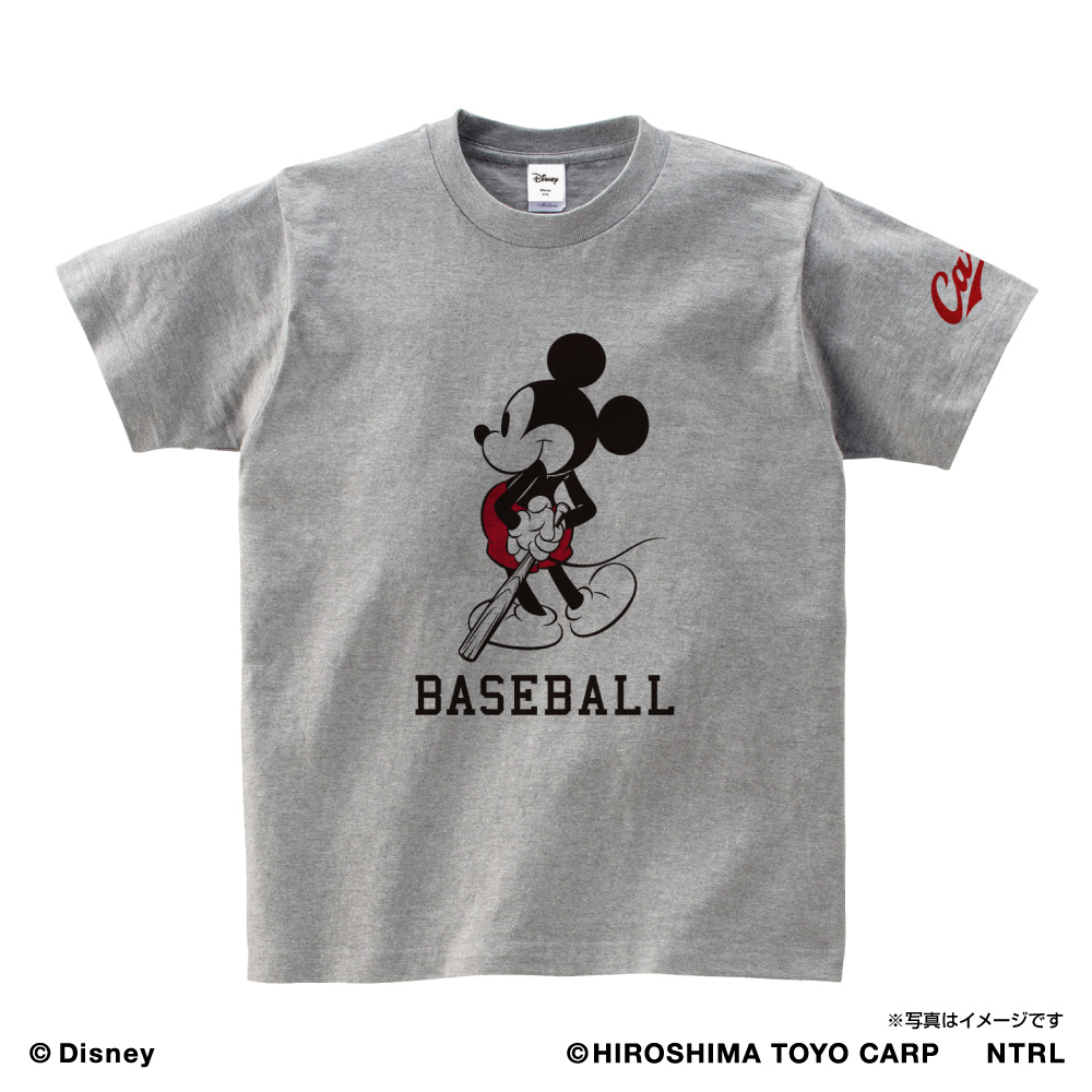 21ミッキーマウス Baseball 広島東洋カープ Tシャツ Space Age Goods Shop スポーツ アニメ キャラクター コラボグッズ通販