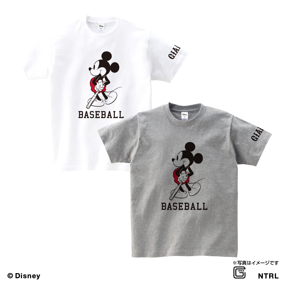 21ミッキーマウス Baseball 読売ジャイアンツ Tシャツ Space Age Goods Shop スポーツ アニメ キャラクターコラボグッズ通販