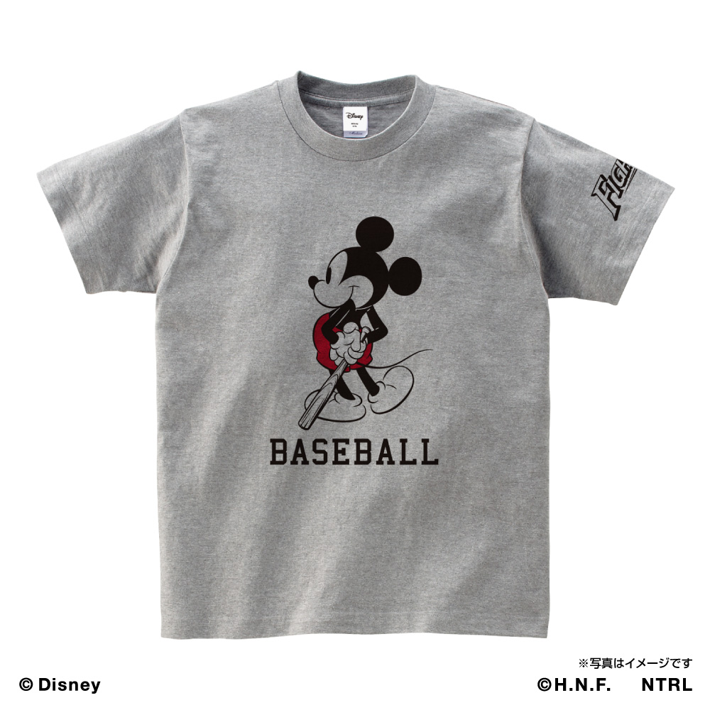 21ミッキーマウス Baseball 北海道日本ハムファイターズ Tシャツ Space Age Goods Shop スポーツ アニメ キャラクターコラボグッズ通販