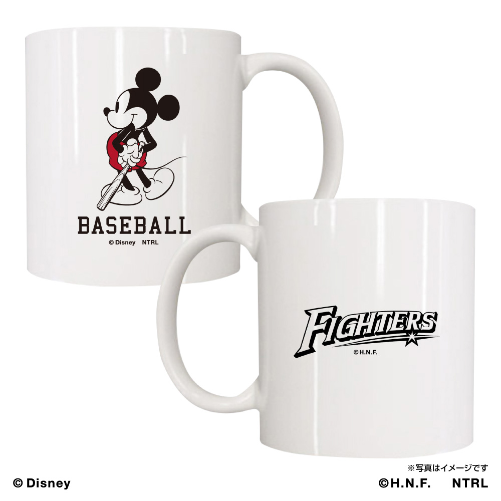 21ミッキーマウス Baseball 北海道日本ハムファイターズ マグカップ Space Age Goods Shop スポーツ アニメ キャラクターコラボグッズ通販