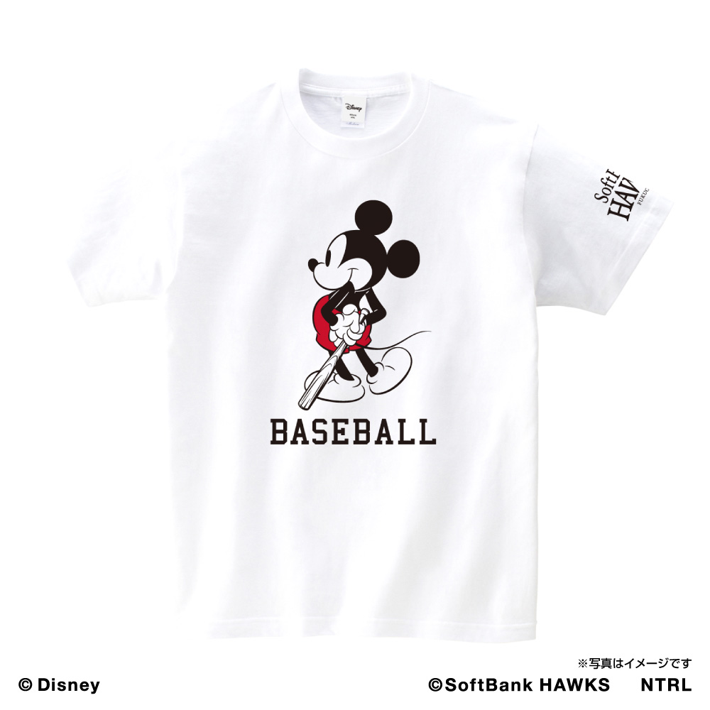 21ミッキーマウス Baseball 福岡ソフトバンクホークス Tシャツ キッズ Space Age Goods Shop スポーツ アニメ キャラクターコラボグッズ通販