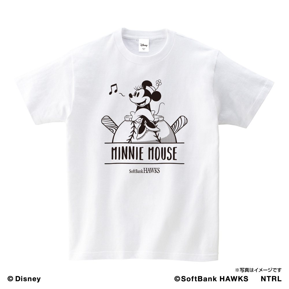 21ミニーマウス Humming 福岡ソフトバンクホークス Tシャツ キッズ Space Age Goods Shop スポーツ アニメ キャラクターコラボグッズ通販