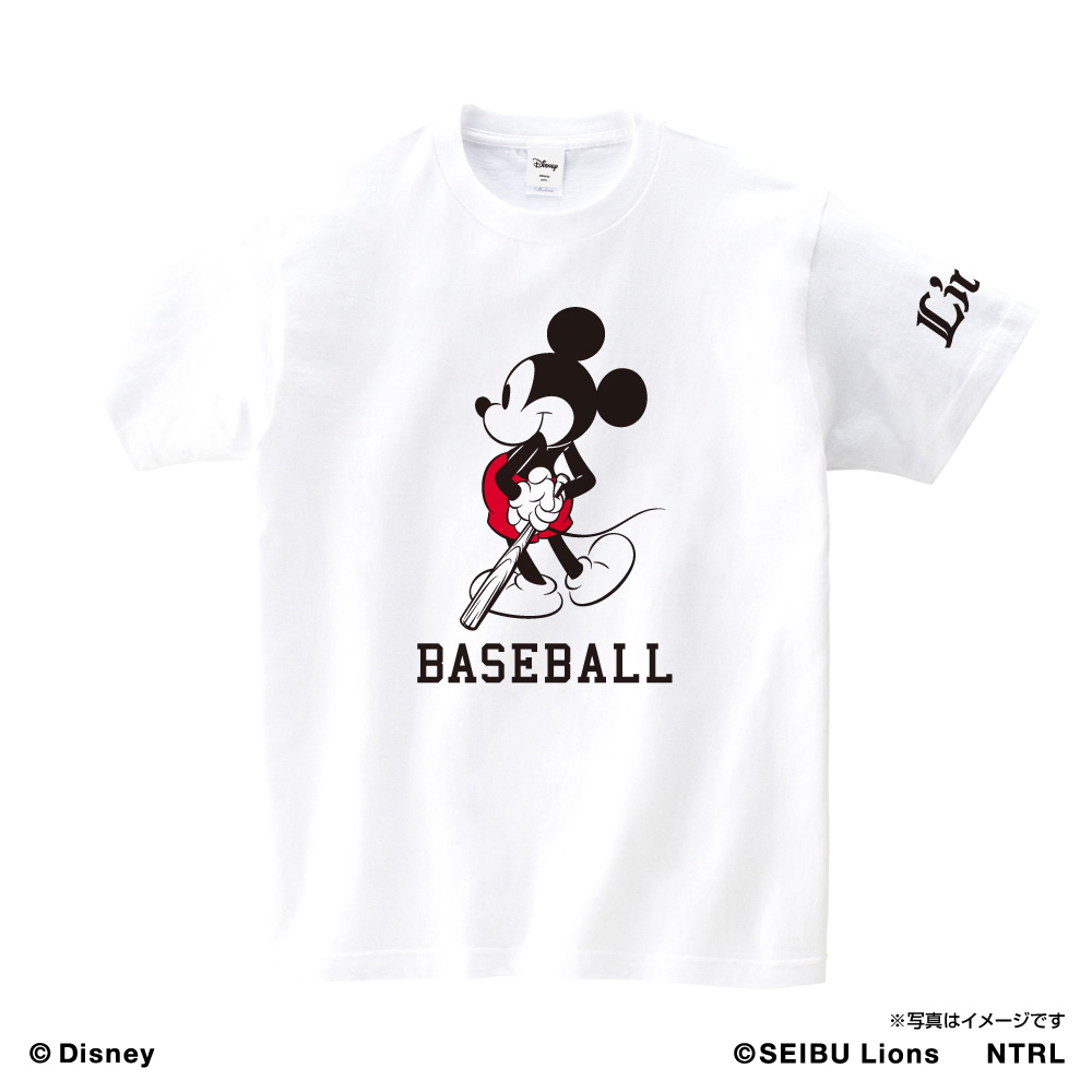 21ミッキーマウス Baseball 埼玉西武ライオンズ Tシャツ Space Age Goods Shop スポーツ アニメ キャラクター コラボグッズ通販