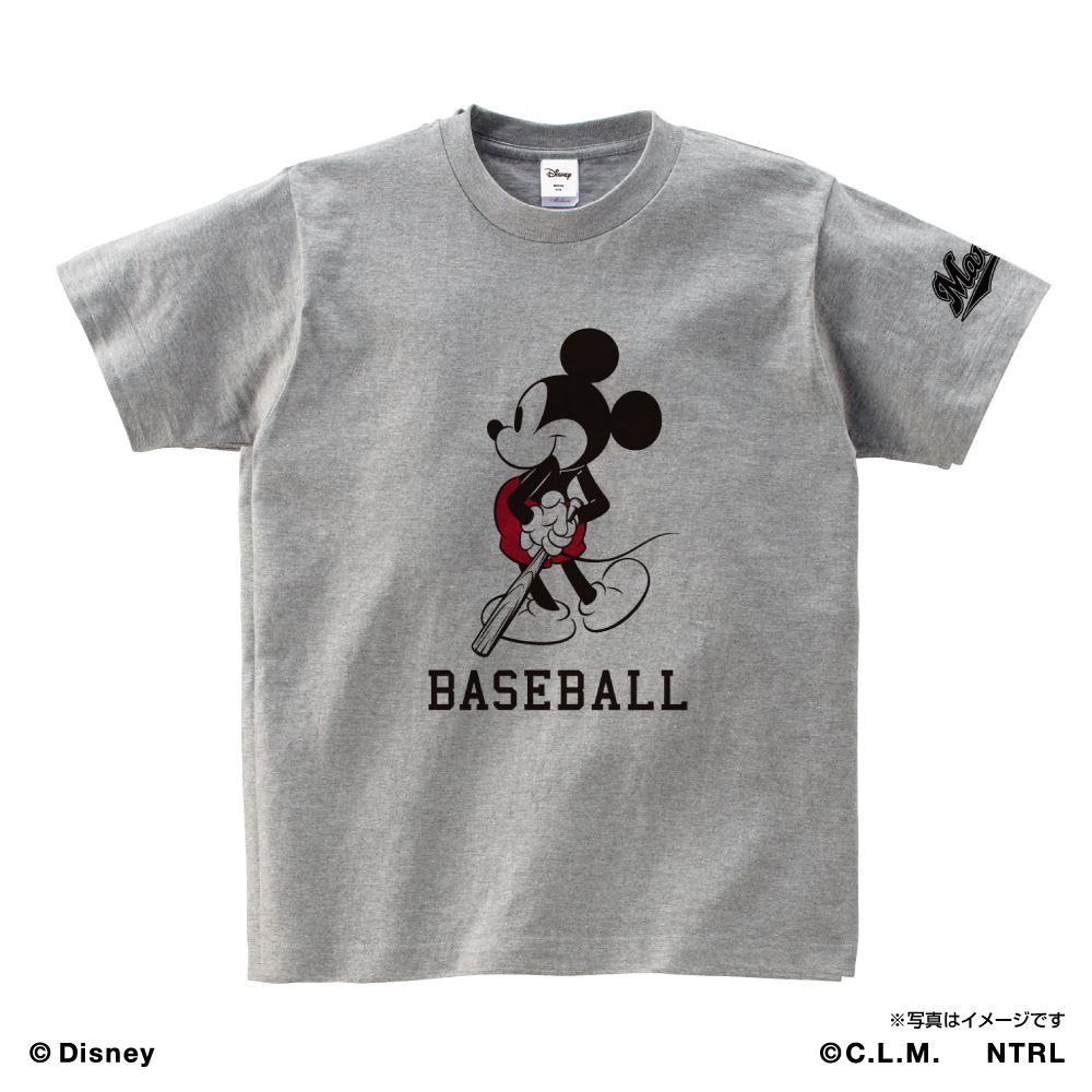 21ミッキーマウス Baseball 千葉ロッテマリーンズ Tシャツ Space Age Goods Shop スポーツ アニメ キャラクターコラボグッズ通販