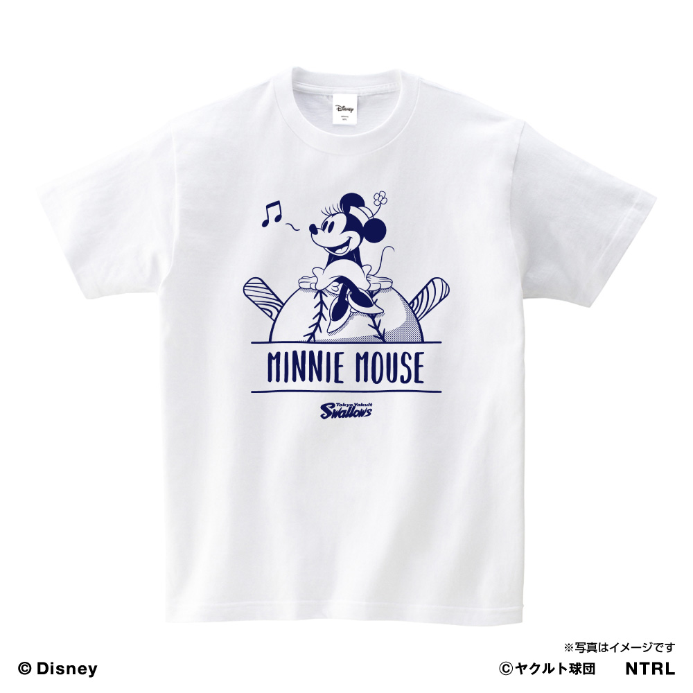 21ミニーマウス Humming 東京ヤクルトスワローズ Tシャツ キッズ Space Age Goods Shop スポーツ アニメ キャラクターコラボグッズ通販