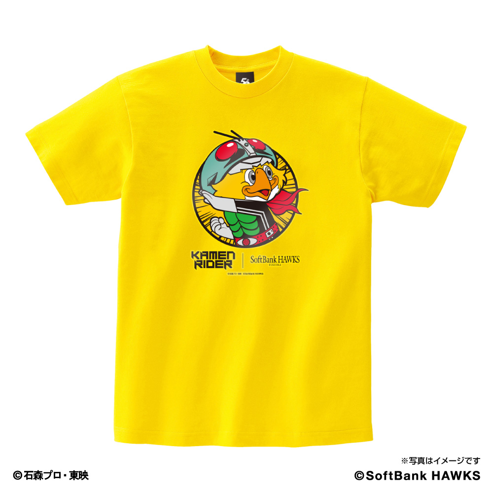 仮面ライダー 福岡ソフトバンクホークス Tシャツ 変身 6月下旬より順次発送 Space Age Goods Shop スポーツ アニメ キャラクターコラボグッズ通販