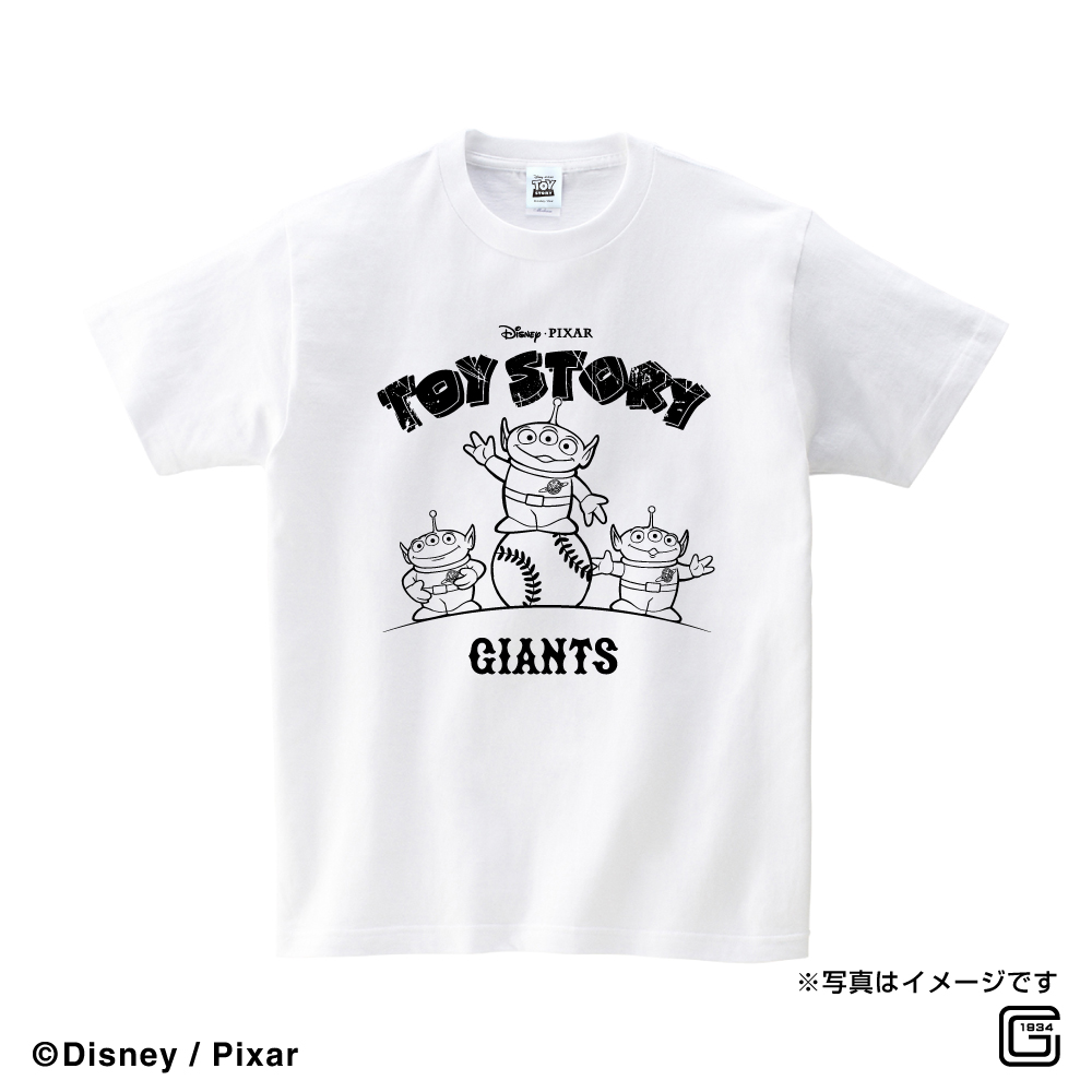 トイ ストーリー Show Time 読売ジャイアンツ Tシャツ キッズ 7 15 木 より順次発送 Space Age Goods Shop スポーツ アニメ キャラクターコラボグッズ通販