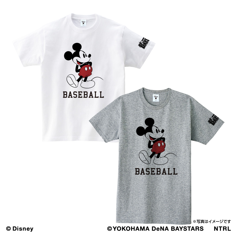 ミッキーマウス Baseball 横浜denaベイスターズ Tシャツ Space Age Goods Shop スポーツ アニメ キャラクター コラボグッズ通販