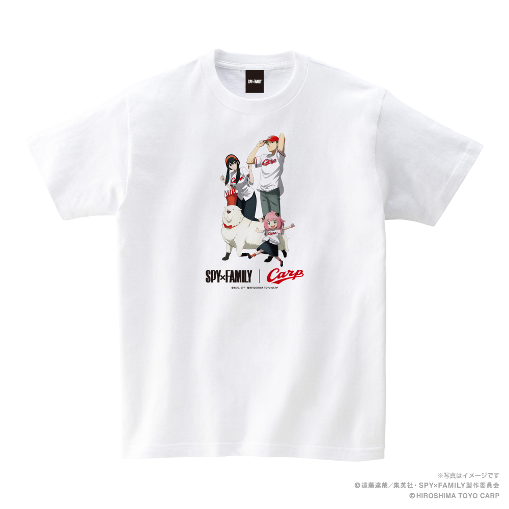 Spy Family 広島東洋カープ Tシャツ 9月上旬より順次発送 Space Age Goods Shop スポーツ アニメ キャラクターコラボグッズ通販