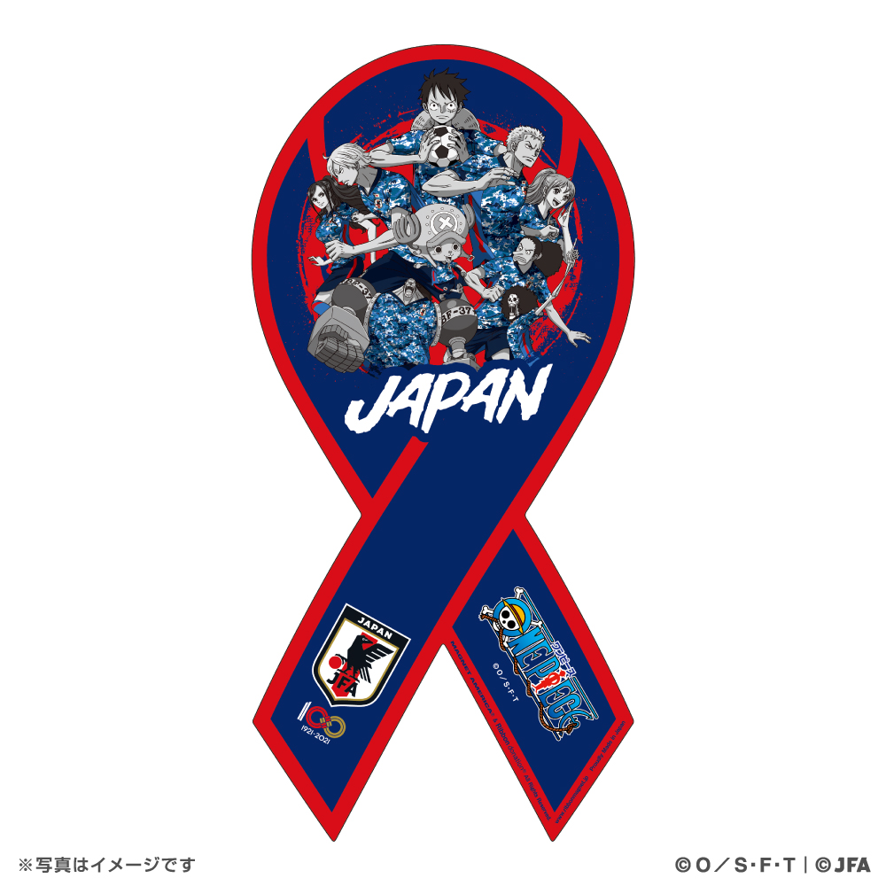 One Piece リボンマグネット サッカー日本代表ver 予約受付中 10 7 木 より順次発送予定 Space Age Goods Shop スポーツ アニメ キャラクターコラボグッズ通販