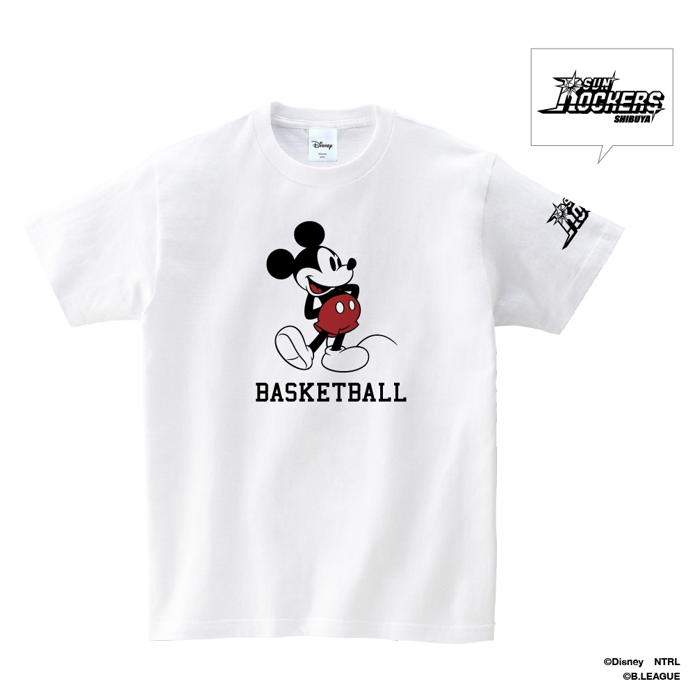 ミッキーマウス Basketball サンロッカーズ渋谷 Tシャツ キッズ 7 6 火 より順次発送 Space Age Goods Shop スポーツ アニメ キャラクターコラボグッズ通販