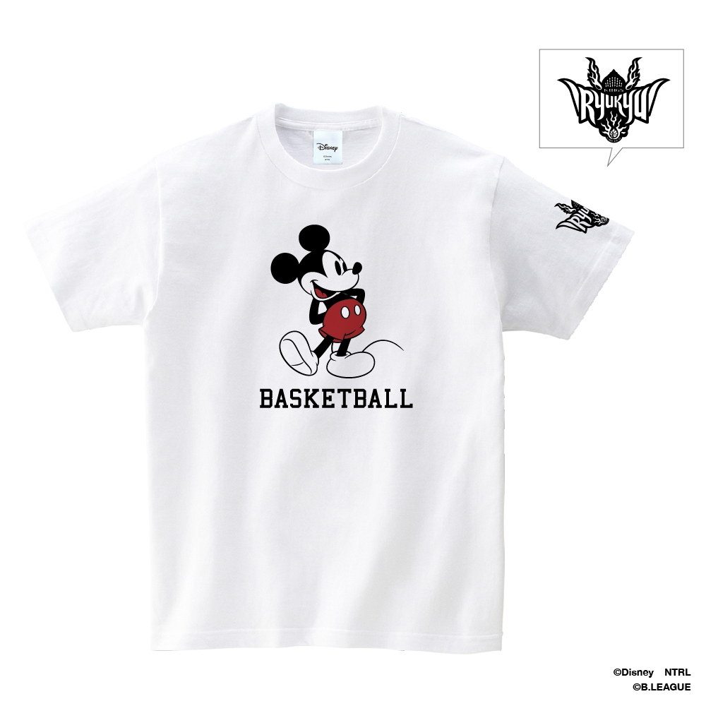 ミッキーマウス Basketball 琉球ゴールデンキングス Tシャツ 5 11 火 より順次発送 Space Age Goods Shop